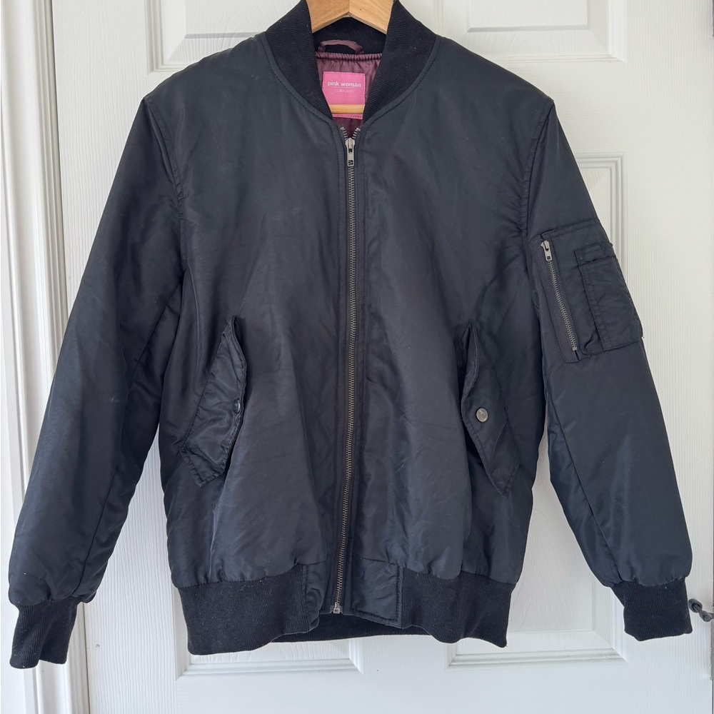 Black Bomber Jacket
